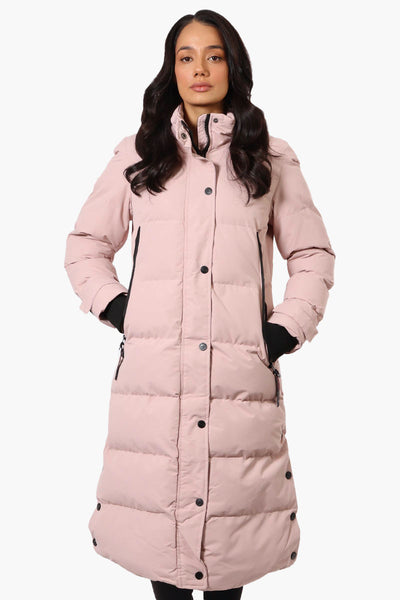 Canada Weather Gear Long Puffer Parka Jacket - Blush - Womens Parka Jackets - Fairweather