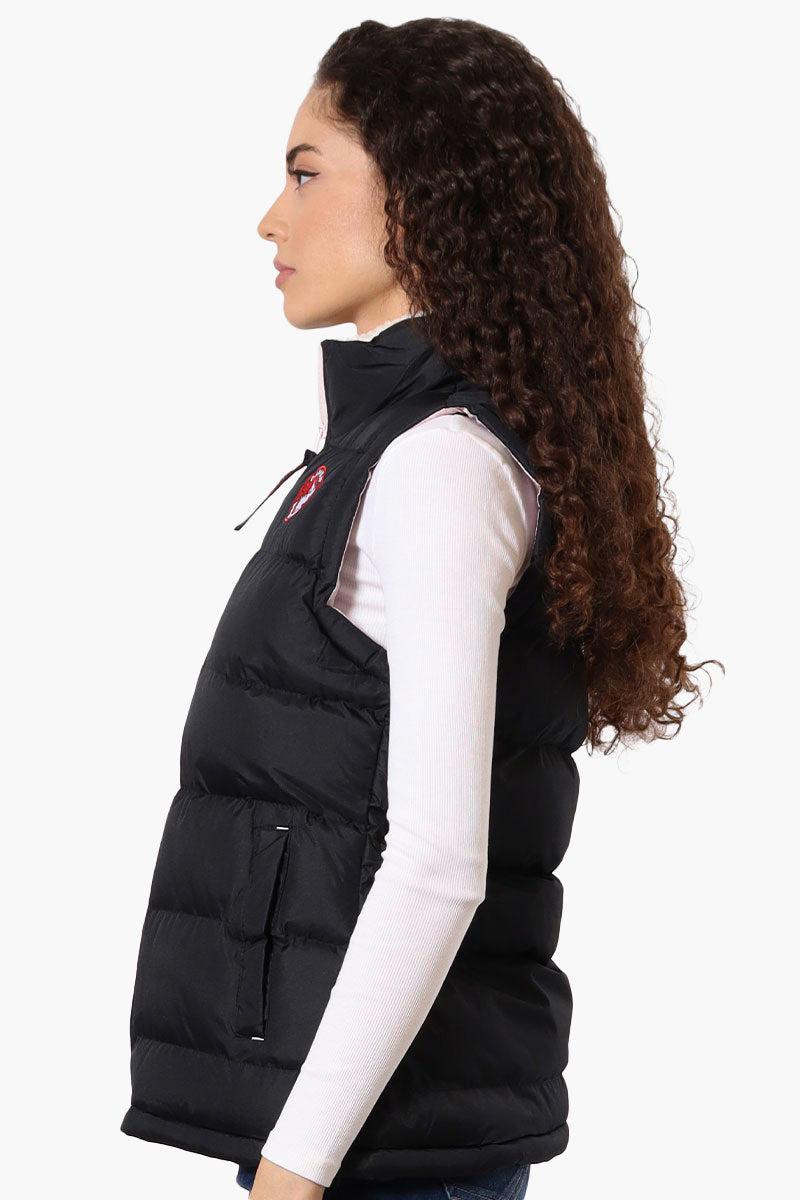 Canada Weather Gear Fleece Lined Collar Bubble Vest - Navy - Womens Vests - Fairweather