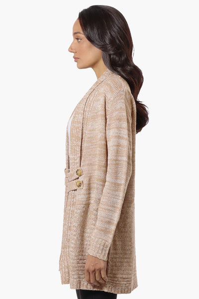 International INC Company Knit Open Wrap Cardigan - Beige - Womens Cardigans - Fairweather