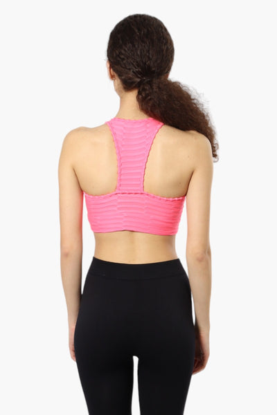 Toxika Basic Waffle Tank Top - Pink - Womens Tees & Tank Tops - Fairweather