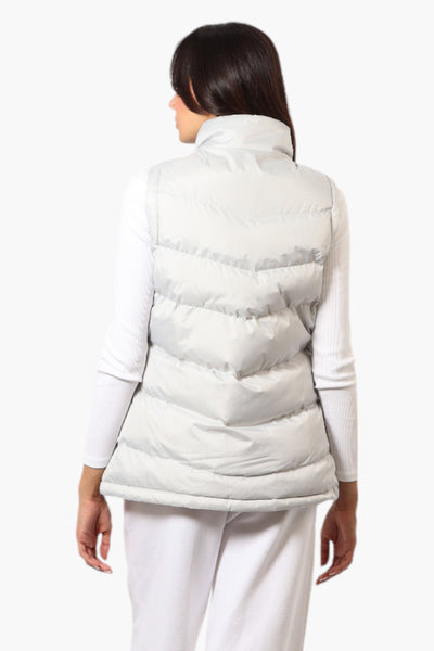 Canada Weather Gear Solid Bubble Vest - White - Womens Vests - Fairweather