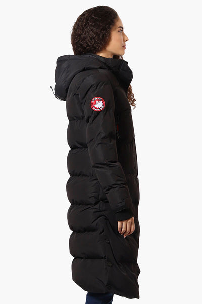 Canada Weather Gear Long Puffer Parka Jacket - Black - Womens Parka Jackets - Fairweather