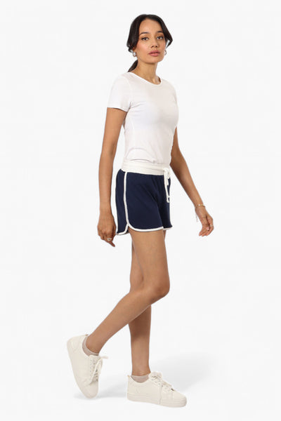 Mikk Basic Solid Dolphin Shorts - Navy - Womens Shorts & Capris - Fairweather