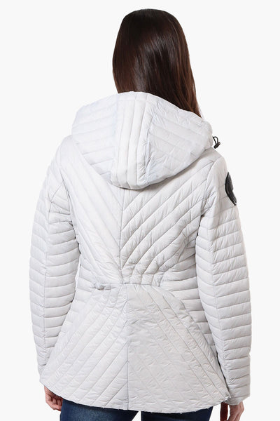 Canada Weather Gear Chevron Quilted Lightweight Jacket - Stone - Womens Lightweight Jackets - Fairweather