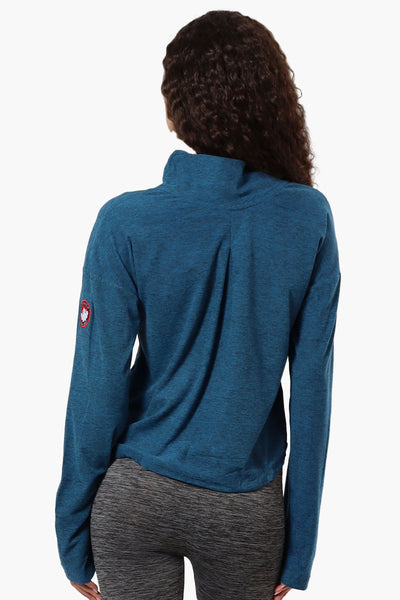 Canada Weather Gear Cowl Neck Long Sleeve Top - Navy - Womens Long Sleeve Tops - Fairweather