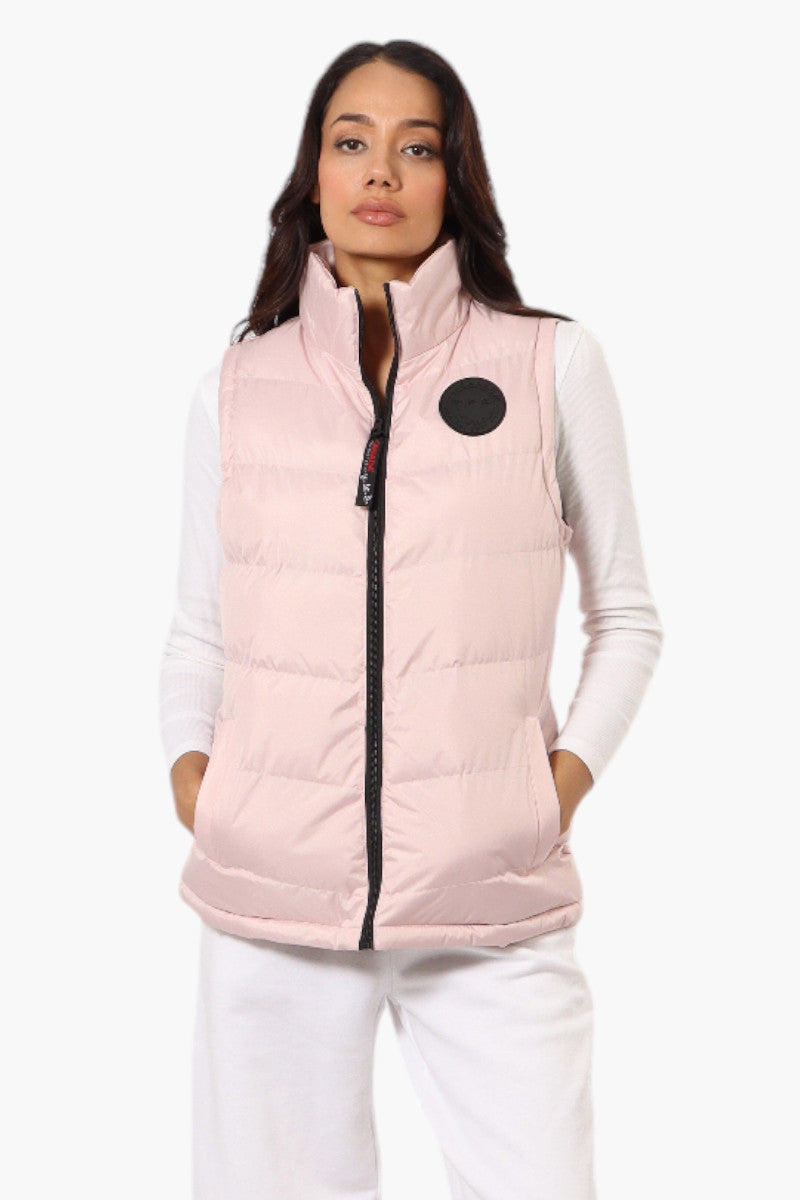 Canada Weather Gear Solid Bubble Vest - Blush - Womens Vests - Fairweather