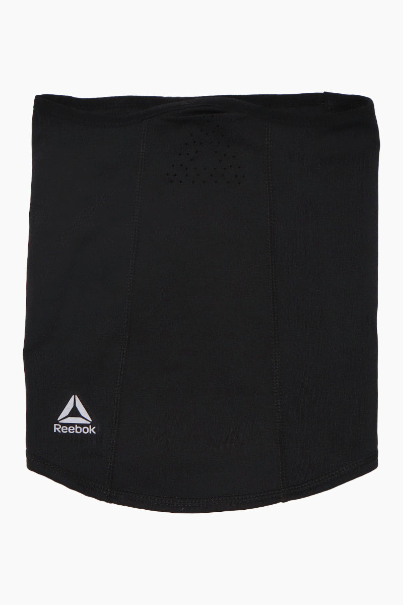 Reebok Solid Athletic Neck Gaiter - Black - Womens Scarves - Fairweather