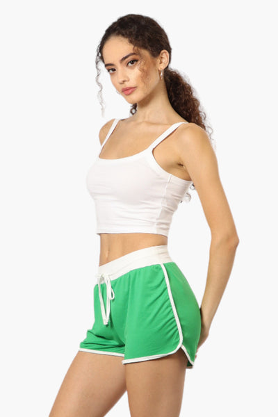 Mikk Basic Solid Dolphin Shorts - Green - Womens Shorts & Capris - Fairweather