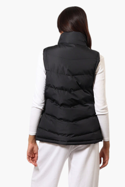 Canada Weather Gear Solid Bubble Vest - Black - Womens Vests - Fairweather