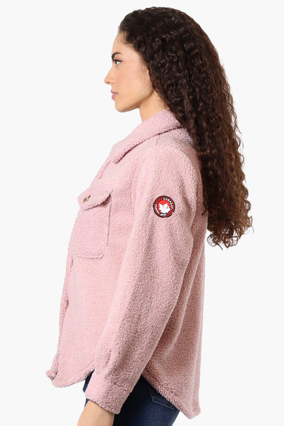 Canada Weather Gear Sherpa Lightweight Jacket - Pink - Womens Lightweight Jackets - Fairweather