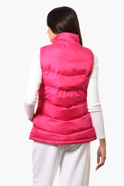 Canada Weather Gear Solid Bubble Vest - Pink - Womens Vests - Fairweather