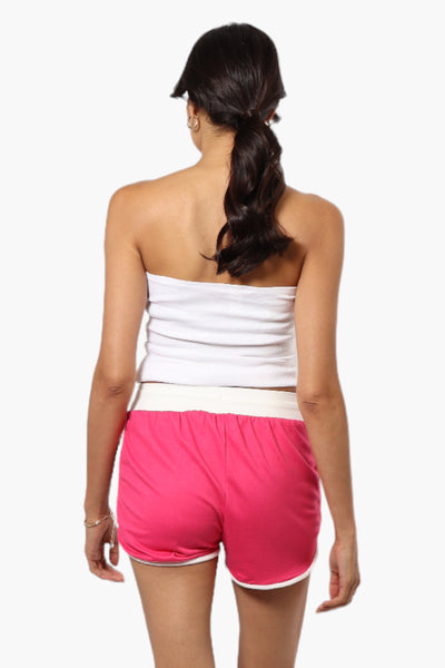 Mikk Basic Solid Dolphin Shorts - Pink - Womens Shorts & Capris - Fairweather