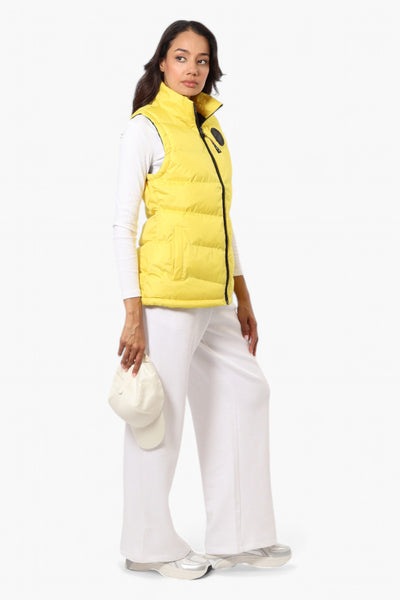 Canada Weather Gear Solid Bubble Vest - Yellow - Womens Vests - Fairweather