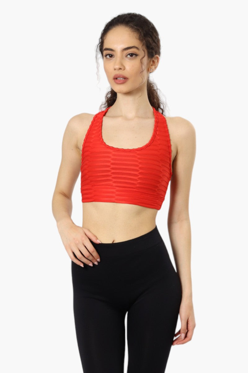 Toxika Basic Waffle Tank Top - Red - Womens Tees & Tank Tops - Fairweather