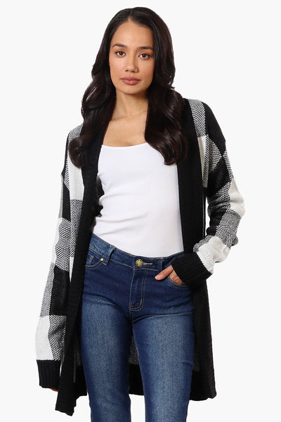 Canada Weather Gear Fold Over Wrap Cardigan - Black - Womens Cardigans - Fairweather