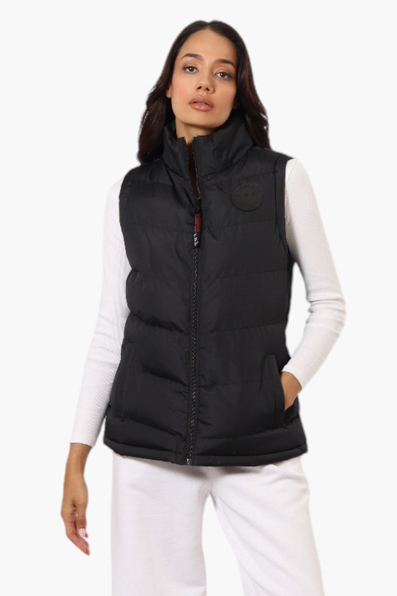 Canada Weather Gear Solid Bubble Vest - Black - Womens Vests - Fairweather