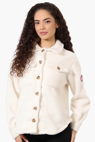 Canada Weather Gear Sherpa Lightweight Jacket - White - Womens Lightweight Jackets - Fairweather