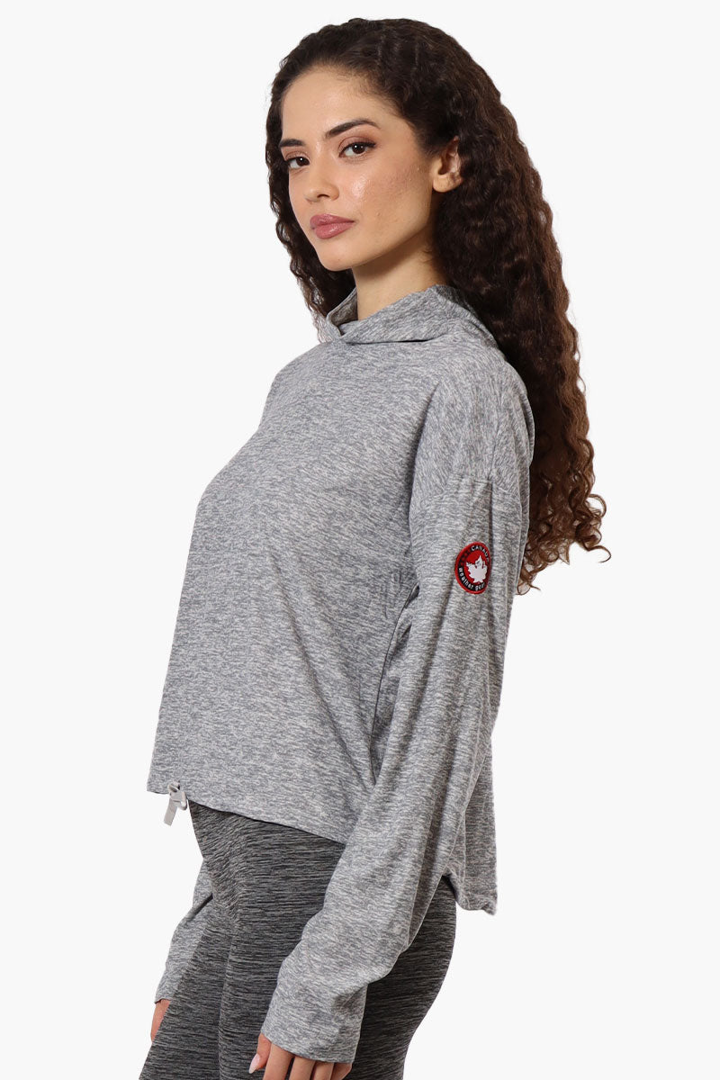 Canada Weather Gear Cowl Neck Long Sleeve Top - Grey - Womens Long Sleeve Tops - Fairweather