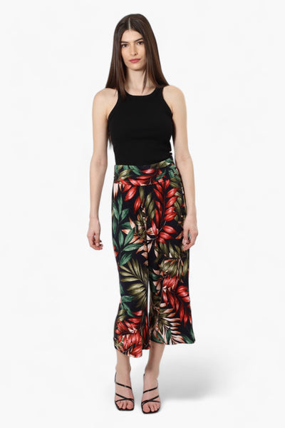 International INC Company Floral Culottes Pants - Navy - Womens Pants - Fairweather