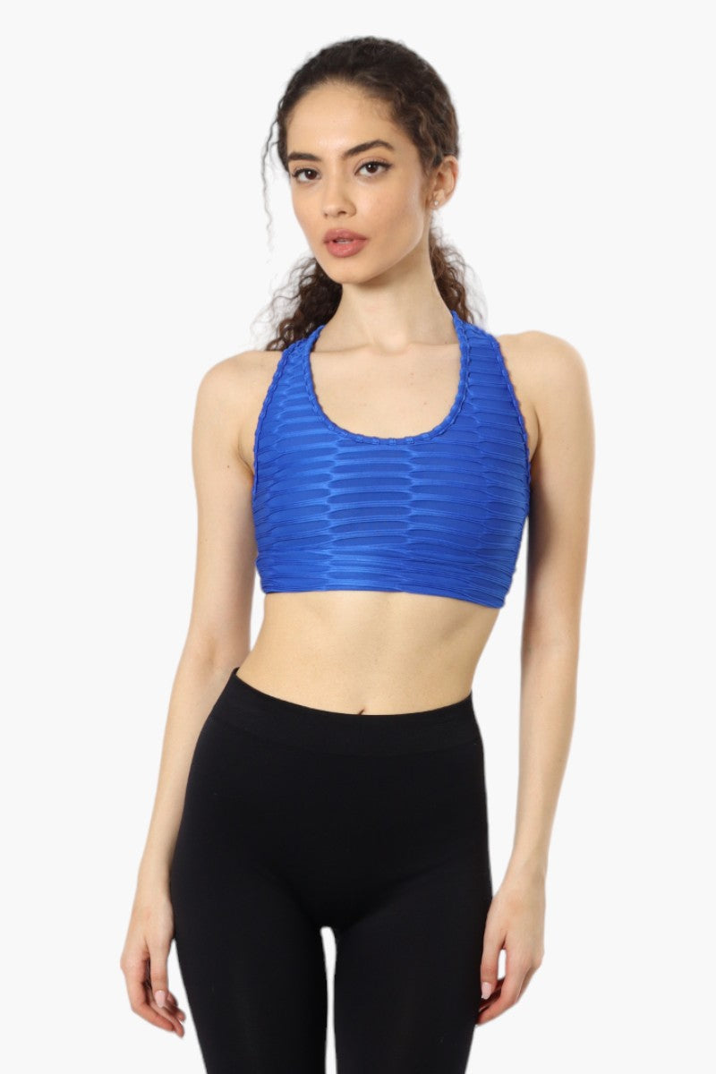 Toxika Basic Waffle Tank Top - Blue - Womens Tees & Tank Tops - Fairweather