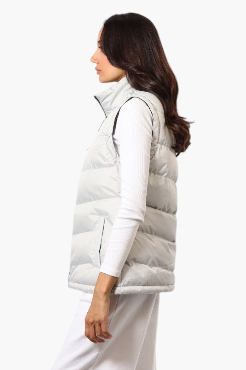 Canada Weather Gear Solid Bubble Vest - White - Womens Vests - Fairweather