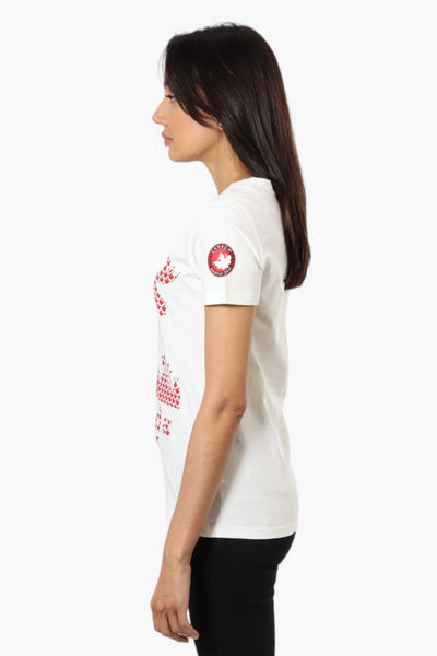 Canada Weather Gear Moose Print Tee - White - Womens Tees & Tank Tops - Fairweather