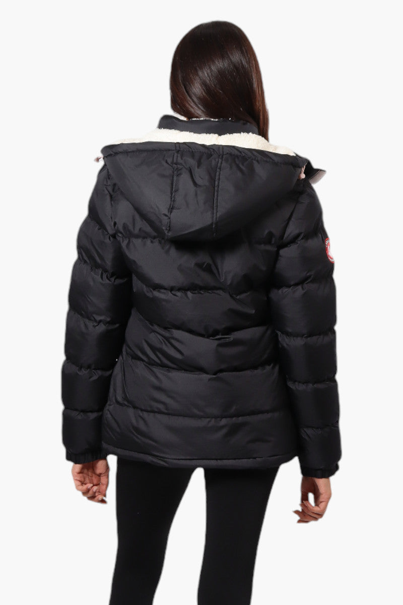 Canada Weather Gear Solid Bubble Bomber Jacket - Navy - Womens Bomber Jackets - Fairweather