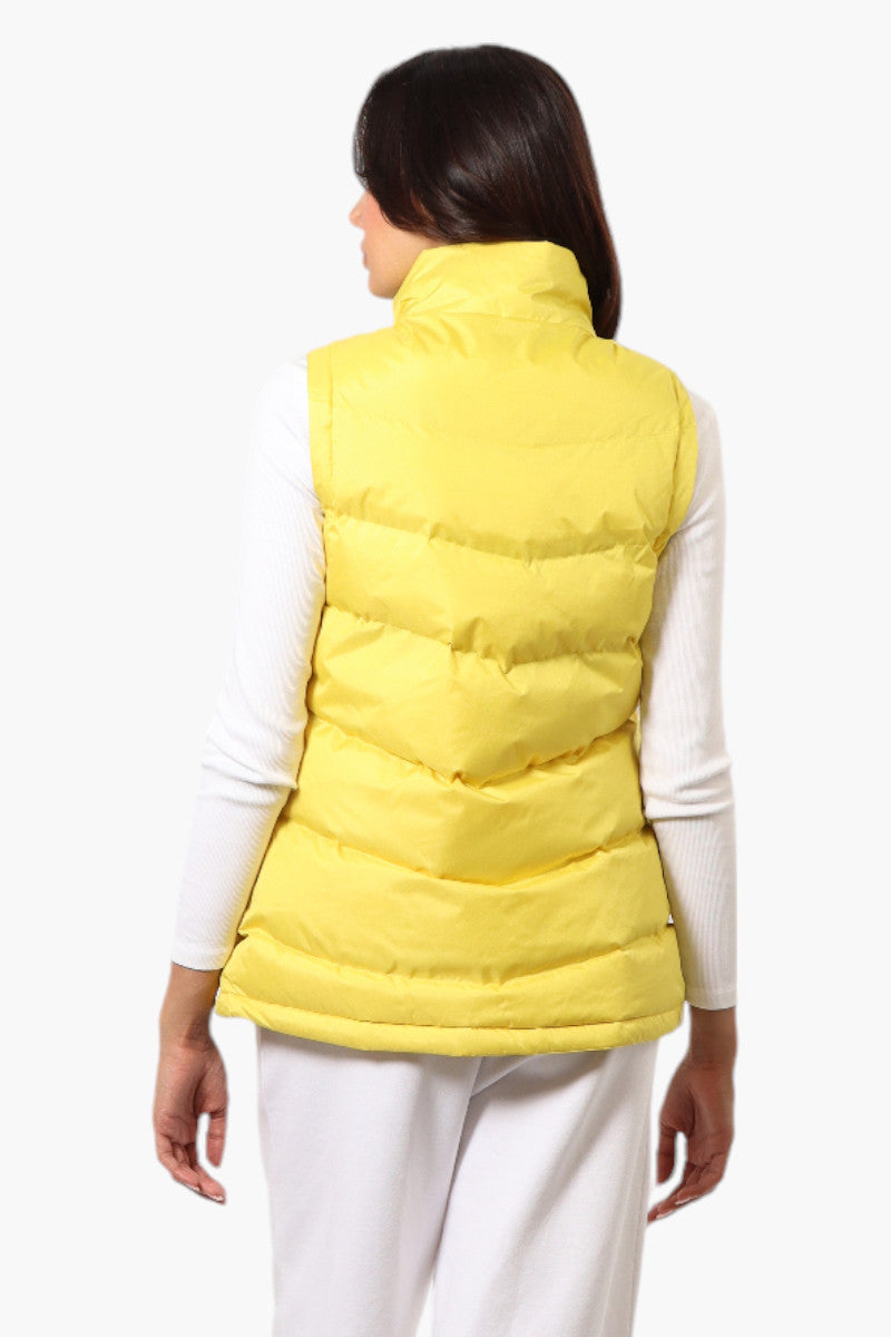 Canada Weather Gear Solid Bubble Vest - Yellow - Womens Vests - Fairweather