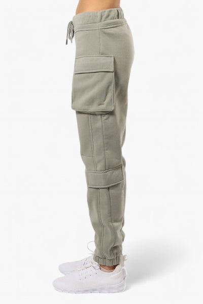 Fahrenheit Tie Waist 4 Pocket Cargo Joggers - Olive - Womens Joggers & Sweatpants - Fairweather