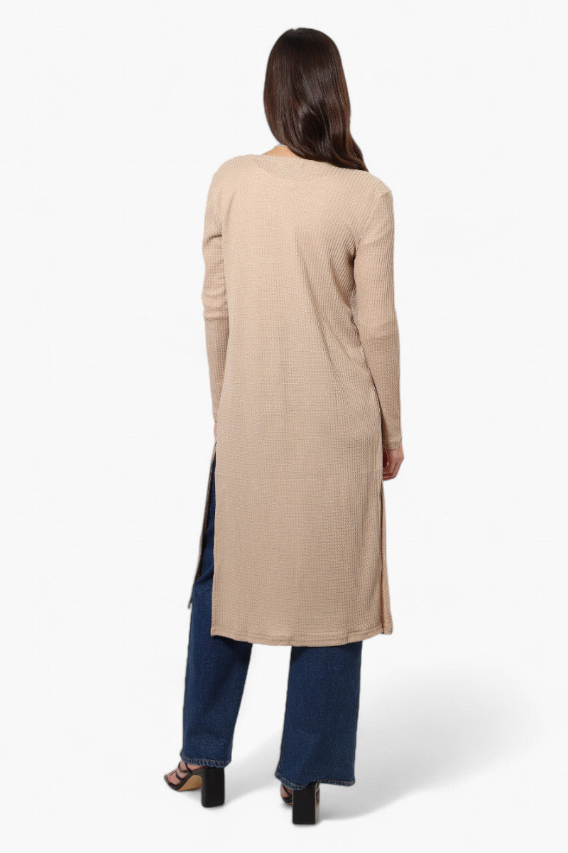 Beige wrap cardigan hotsell