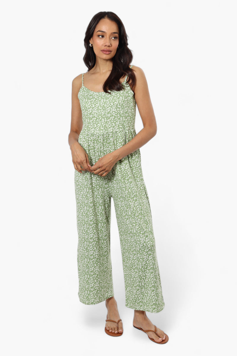 Green ladies jumpsuit online